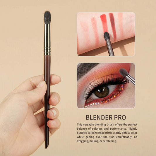 Crease Blending Brush – Goat Hair Eyeshadow & Smudge Tool