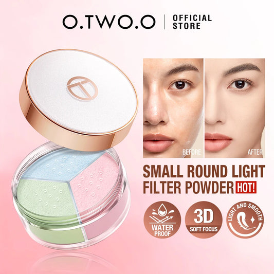 O.TWO.O Loose Setting Powder – 24H Matte, Oil-Control, Lightweight & Natural Finish